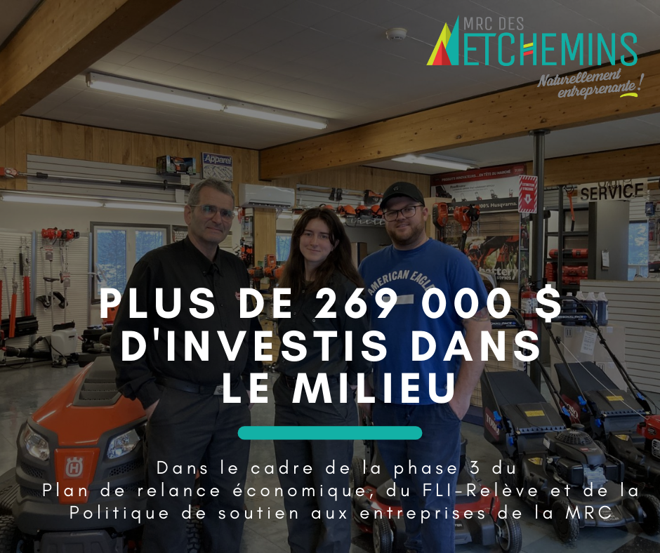 Plus de 269 000 investis dans le milieu grâce à trois programmes de